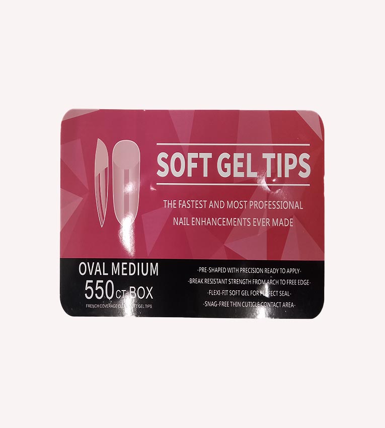 Soft Gel Tips Pack 6